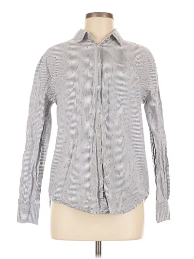 Pre-owned A New Day Long Sleeve Button Down Shirt In Gray