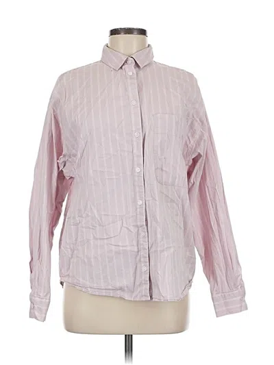 Pre-owned A New Day Long Sleeve Button Down Shirt In Pink