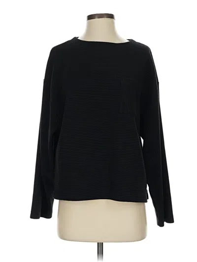 Pre-owned A New Day Long Sleeve Top Black Boatneck Tops