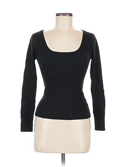 Pre-owned A New Day Long Sleeve Top Black Square Neckline Tops