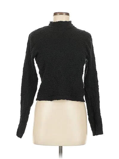 Pre-owned A New Day Long Sleeve Top Black Turtleneck Tops