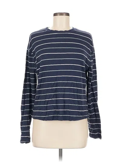 Pre-owned A New Day Long Sleeve Top Blue Boatneck Tops