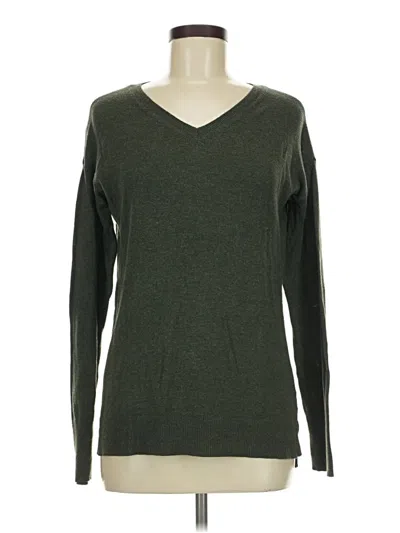 Pre-owned A New Day Long Sleeve Top Green V-neck Tops