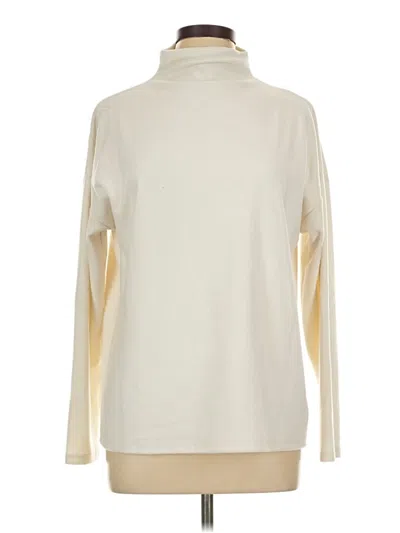 Pre-owned A New Day Long Sleeve Top Ivory Turtleneck Tops