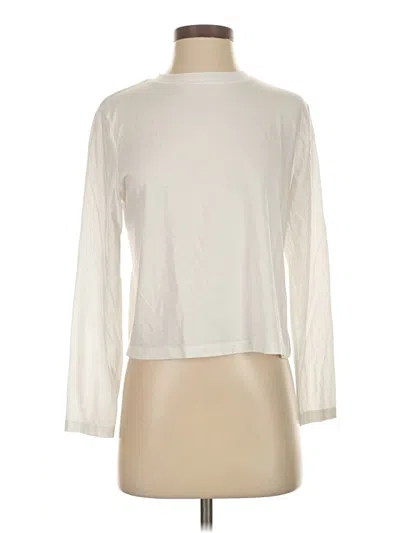 Pre-owned A New Day Long Sleeve Top Ivory Turtleneck Tops In White