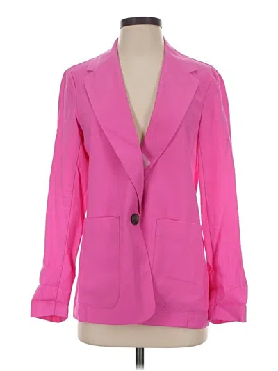 Pre-owned A New Day Long Sleeve Top Pink Square Neckline Tops