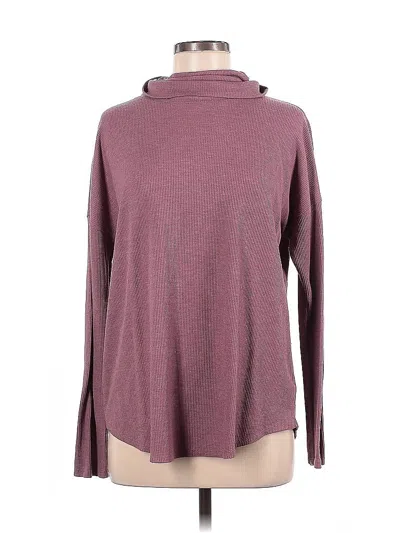 Pre-owned A New Day Long Sleeve Top Purple Cowl Neck Tops