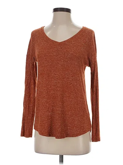 Pre-owned A New Day Long Sleeve T-shirt In Brown
