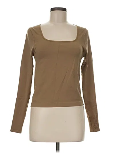 Pre-owned A New Day Long Sleeve T-shirt In Brown
