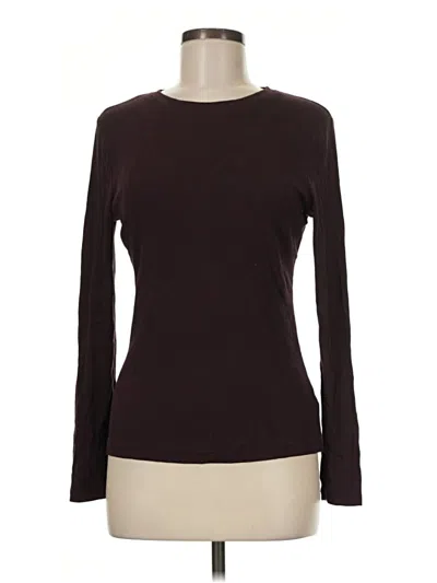 Pre-owned A New Day Long Sleeve T-shirt In Brown