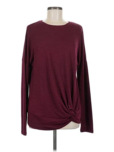 Pre-owned A New Day Long Sleeve T-shirt In Burgundy