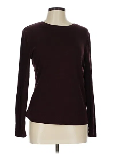 Pre-owned A New Day Long Sleeve T-shirt In Burgundy