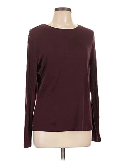 Pre-owned A New Day Long Sleeve T-shirt In Burgundy