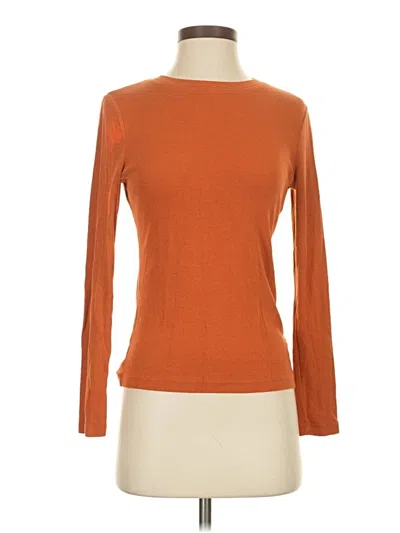 Pre-owned A New Day Long Sleeve T-shirt In Orange