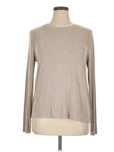 Pre-owned A New Day Long Sleeve T-shirt In Tan