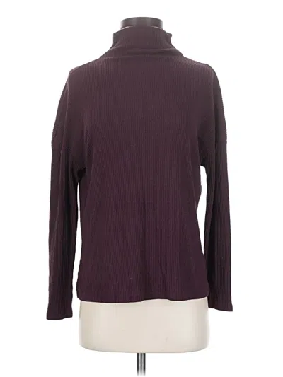 Pre-owned A New Day Long Sleeve Turtleneck In Burgundy