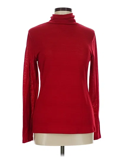 Pre-owned A New Day Long Sleeve Turtleneck In Red