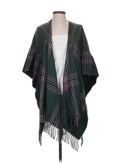Pre-owned A New Day Poncho In Green