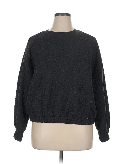 Pre-owned A New Day Pullover Sweater In Black
