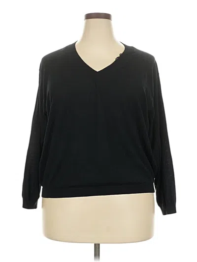 Pre-owned A New Day Pullover Sweater In Black