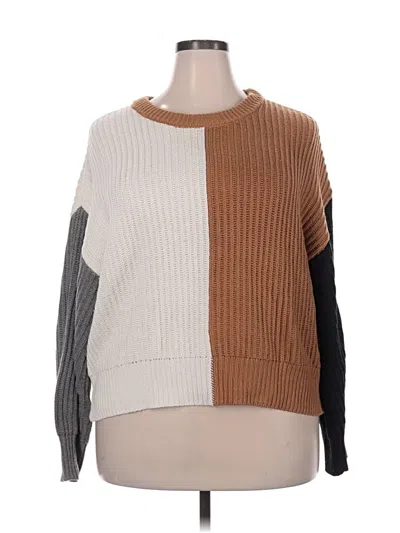 Pre-owned A New Day Pullover Sweater In Brown