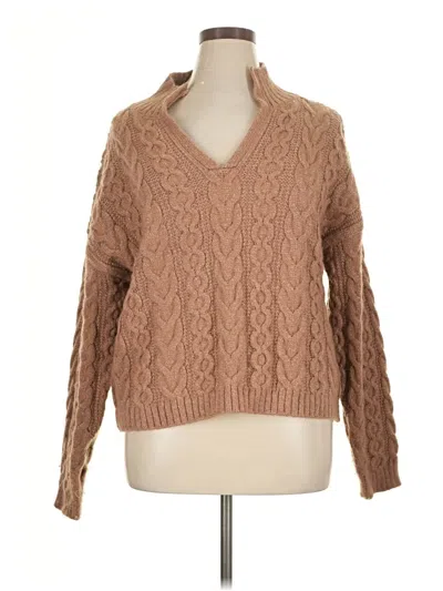 Pre-owned A New Day Pullover Sweater In Brown