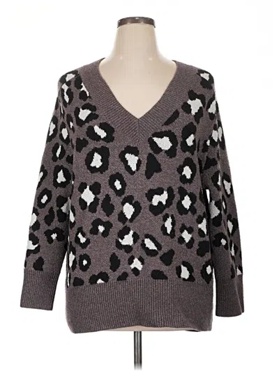 Pre-owned A New Day Pullover Sweater In Brown