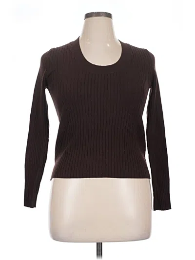 Pre-owned A New Day Pullover Sweater In Brown