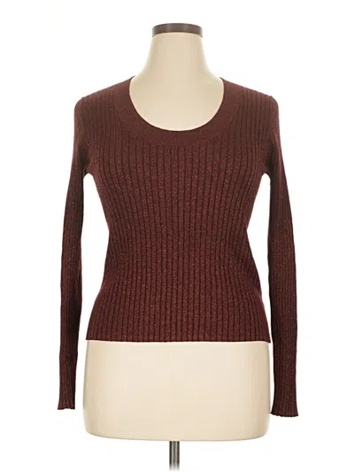Pre-owned A New Day Pullover Sweater In Brown