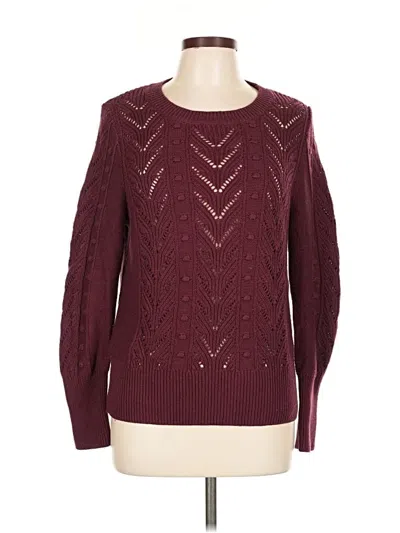 Pre-owned A New Day Pullover Sweater In Burgundy