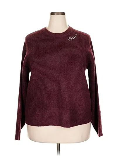 Pre-owned A New Day Pullover Sweater In Burgundy