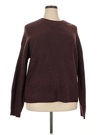 Pre-owned A New Day Pullover Sweater In Burgundy