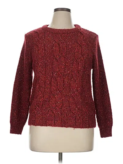 Pre-owned A New Day Pullover Sweater In Burgundy