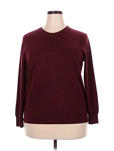 Pre-owned A New Day Pullover Sweater In Burgundy