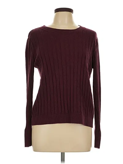 Pre-owned A New Day Pullover Sweater In Burgundy