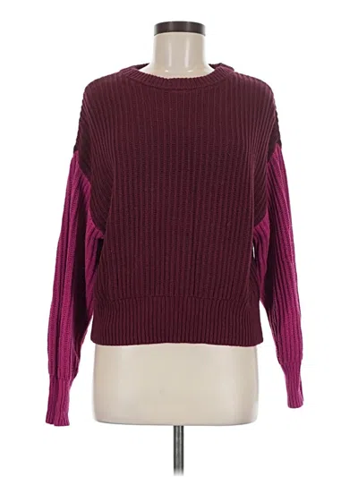 Pre-owned A New Day Pullover Sweater In Burgundy