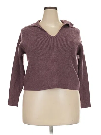 Pre-owned A New Day Pullover Sweater In Burgundy
