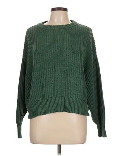 Pre-owned A New Day Pullover Sweater In Green