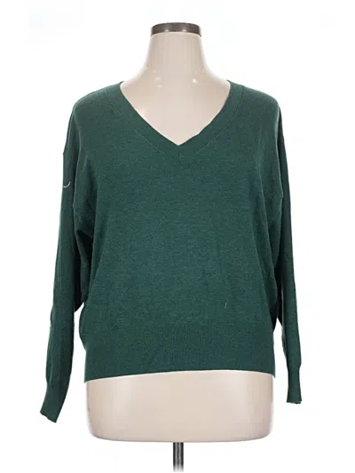 Pre-owned A New Day Pullover Sweater In Green