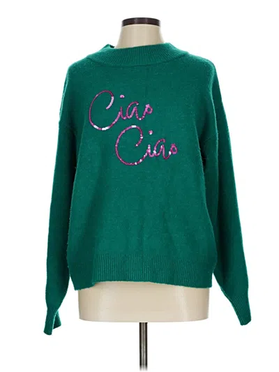 Pre-owned A New Day Pullover Sweater In Green