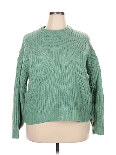 Pre-owned A New Day Pullover Sweater In Green