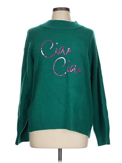 Pre-owned A New Day Pullover Sweater In Green
