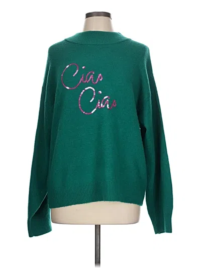 Pre-owned A New Day Pullover Sweater In Green