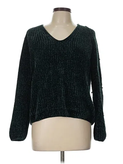 Pre-owned A New Day Pullover Sweater In Green