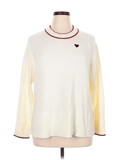 Pre-owned A New Day Pullover Sweater In Ivory