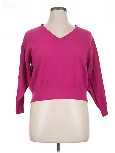 Pre-owned A New Day Pullover Sweater In Pink