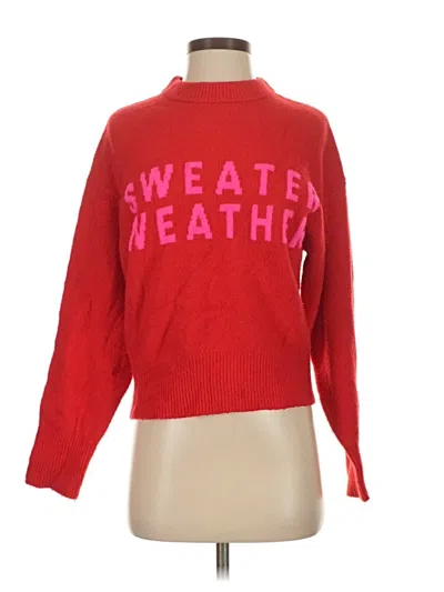 Pre-owned A New Day Pullover Sweater In Red