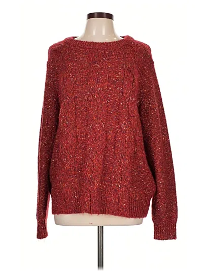 Pre-owned A New Day Pullover Sweater In Red