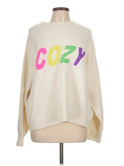 Pre-owned A New Day Pullover Sweater In White