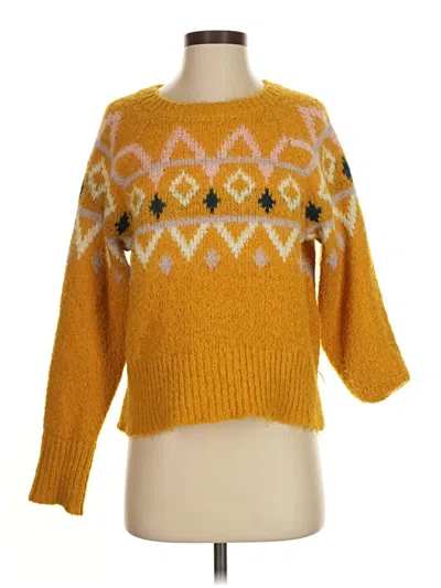 Pre-owned A New Day Pullover Sweater In Yellow